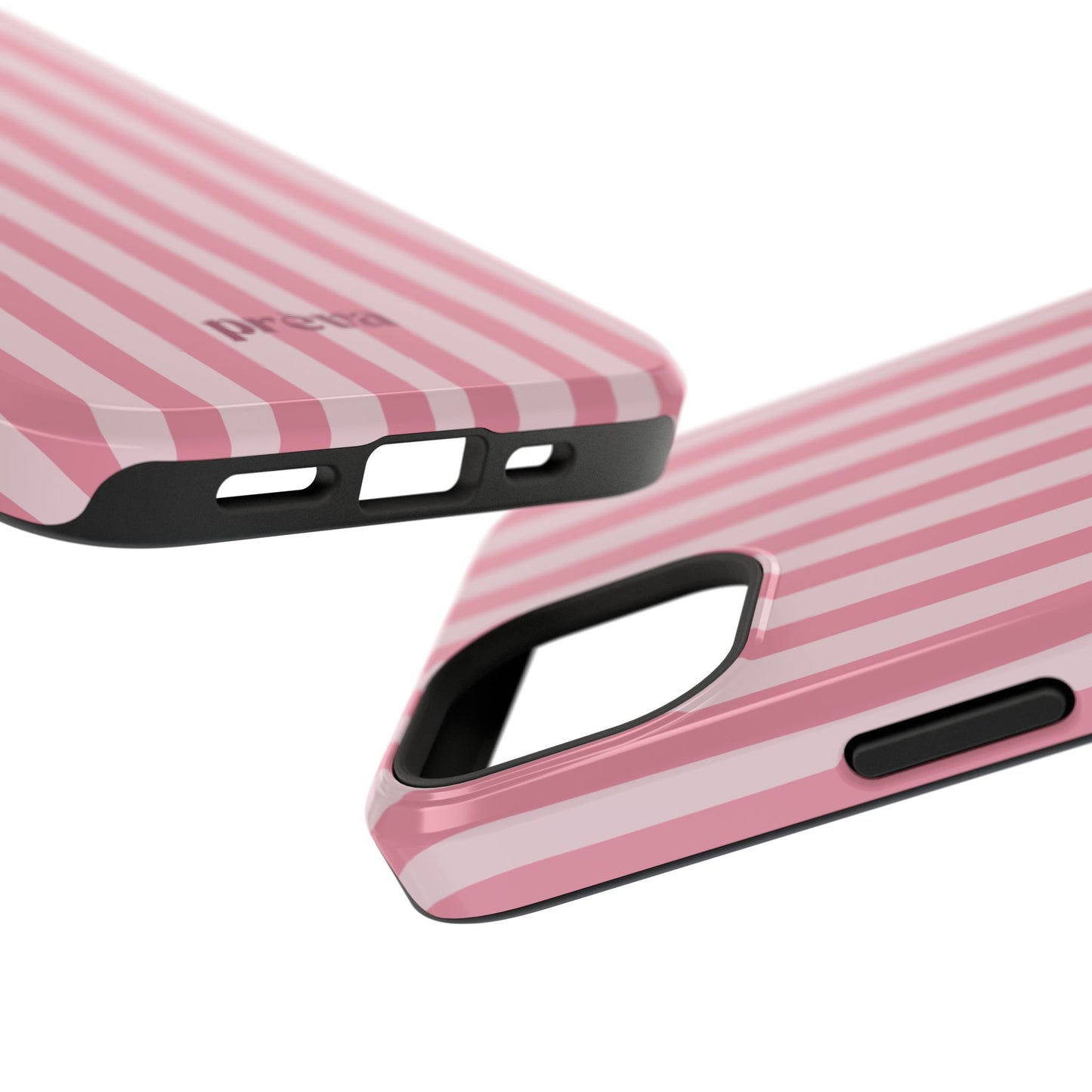 Pink Striped Phone Case