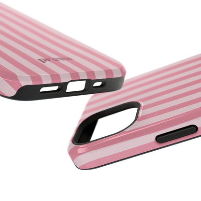 Pink Striped Phone Case