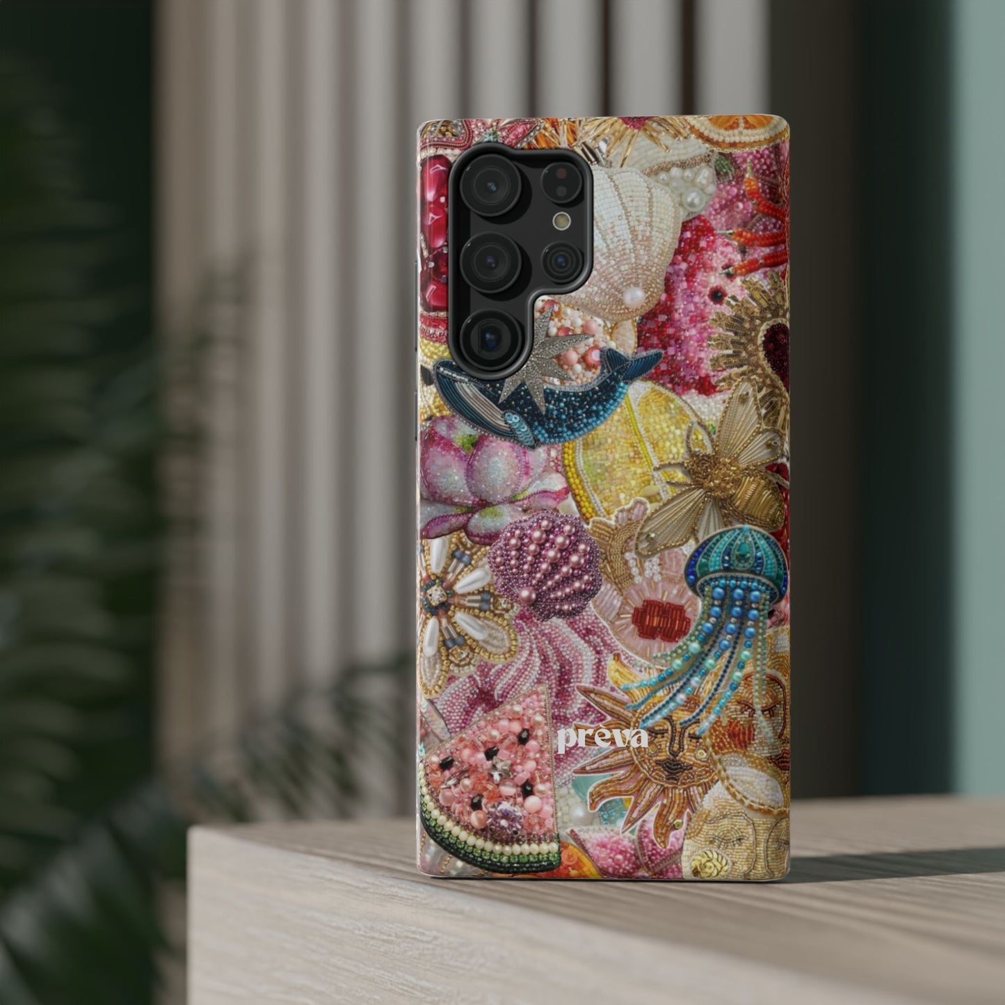 Floral Sea Collage Phone Case