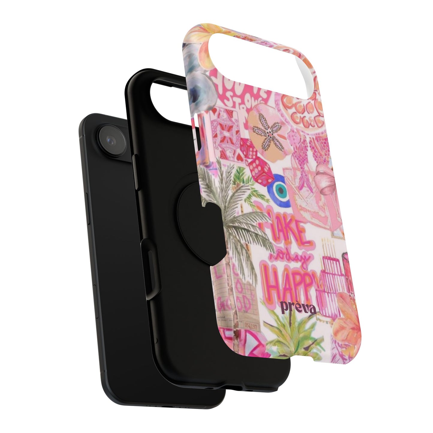 Pink Tropical Collage Phone Case