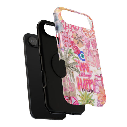 Pink Tropical Collage Phone Case