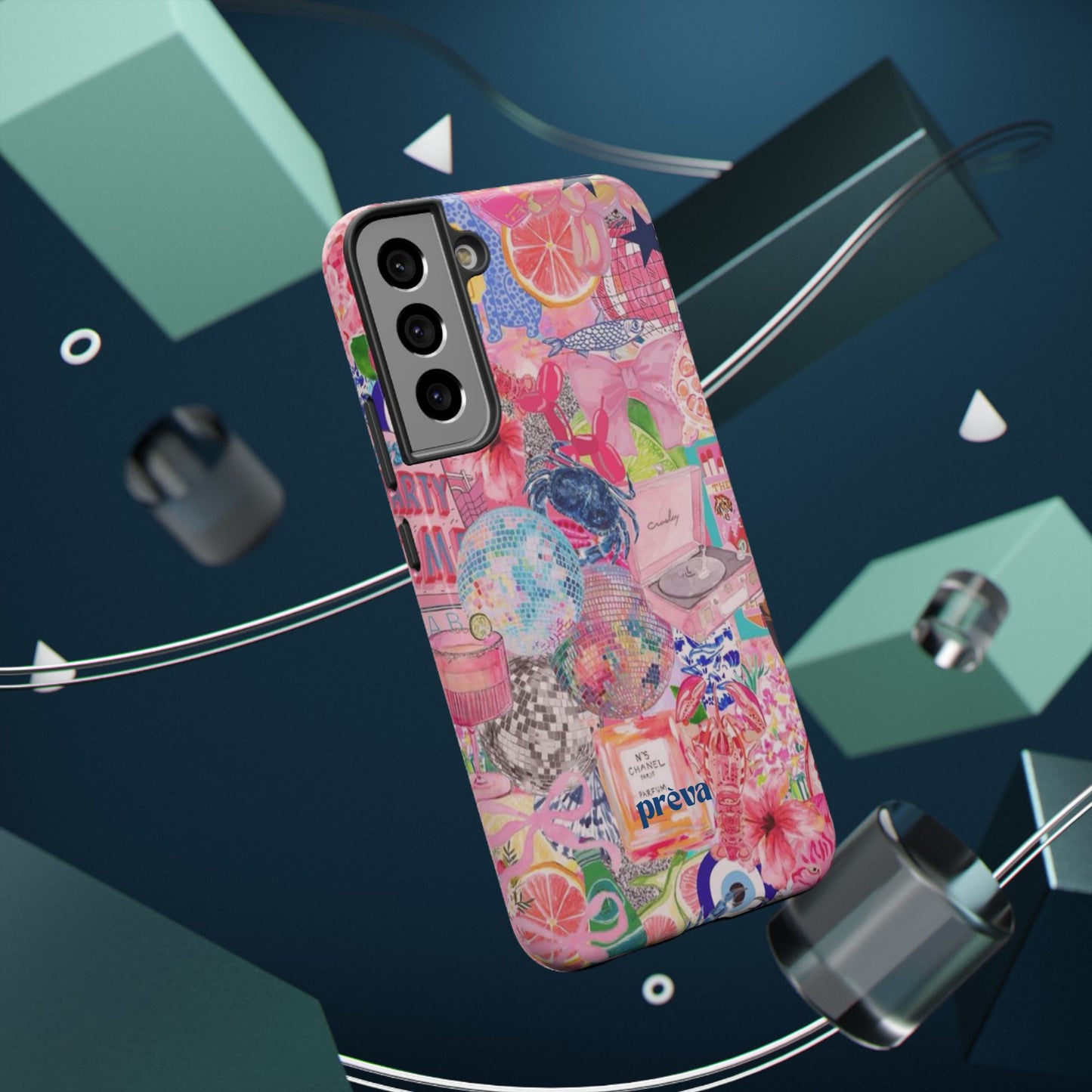 Floral & Pink Collage Phone Case
