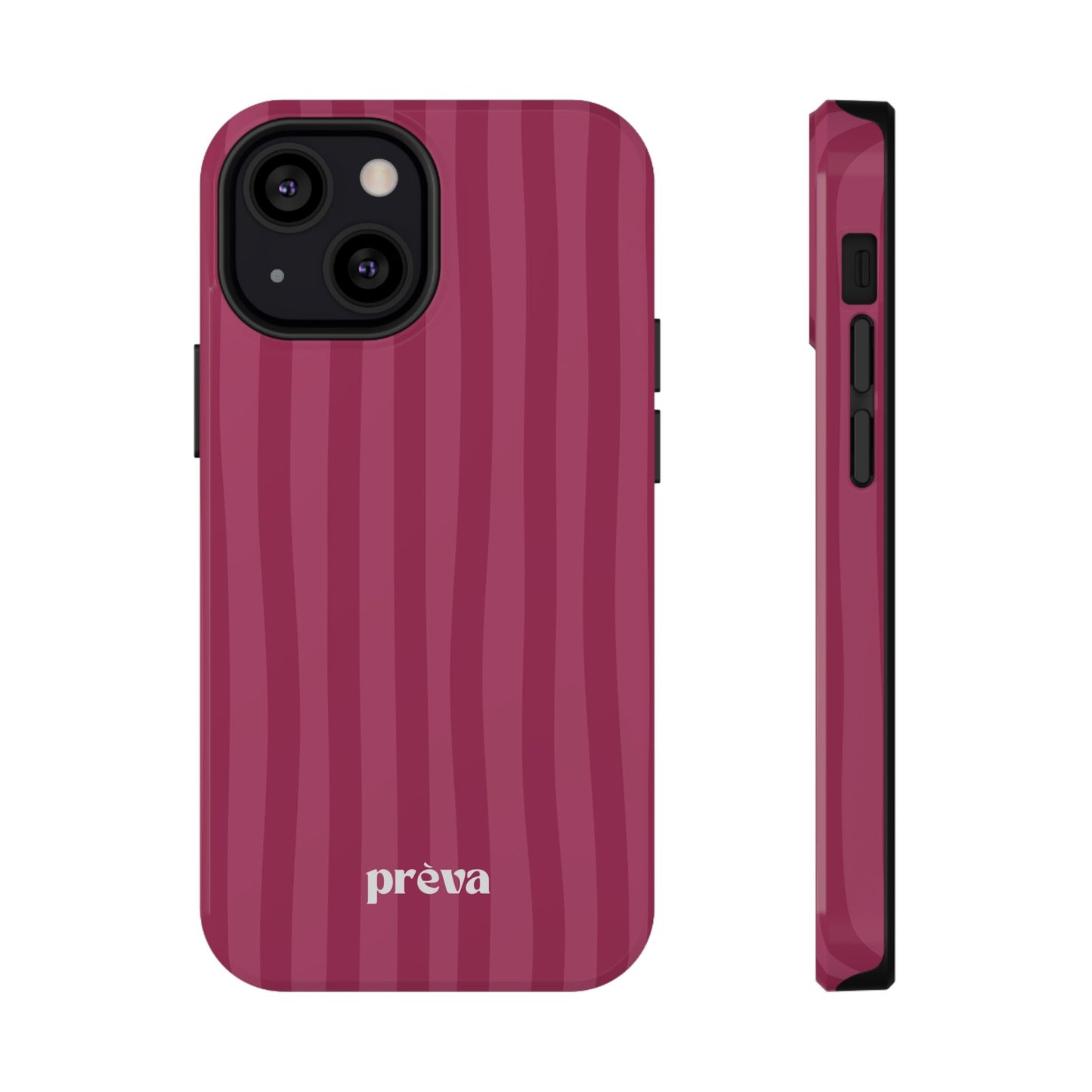 Magenta Stripes Phone Case