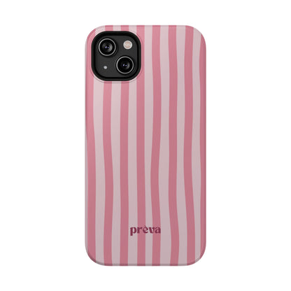 Pink Striped Phone Case