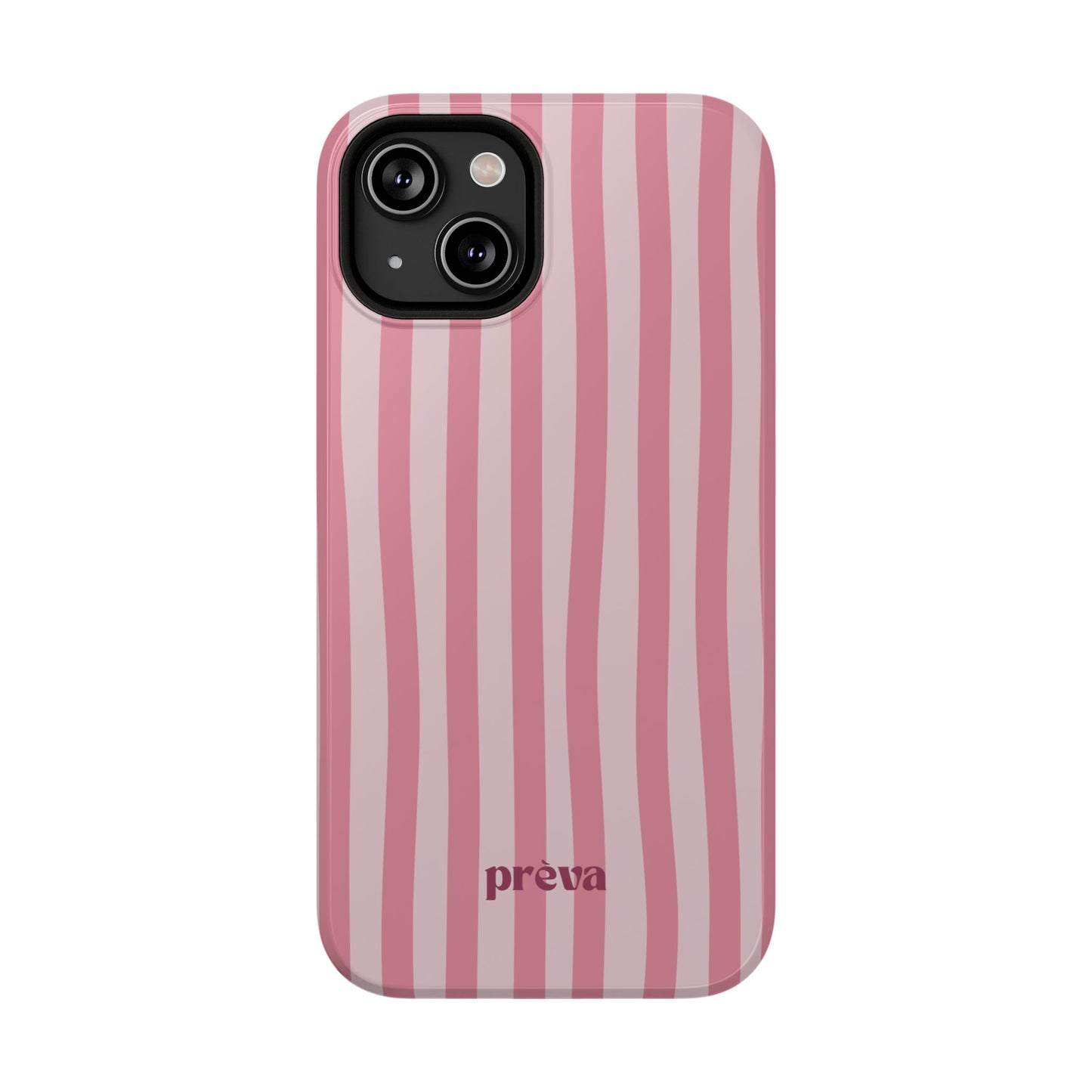 Pink Striped Phone Case