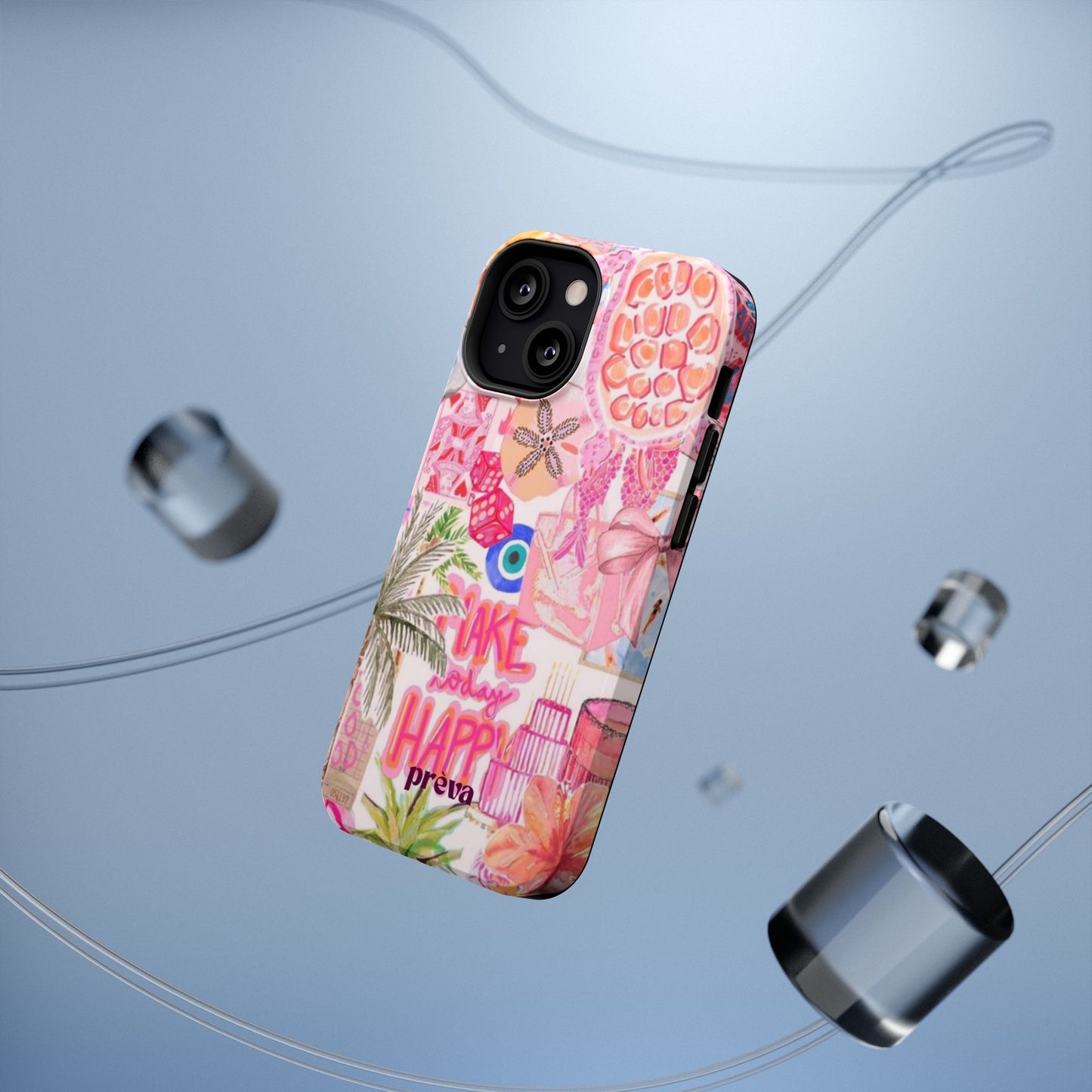 Pink Tropical Collage Phone Case