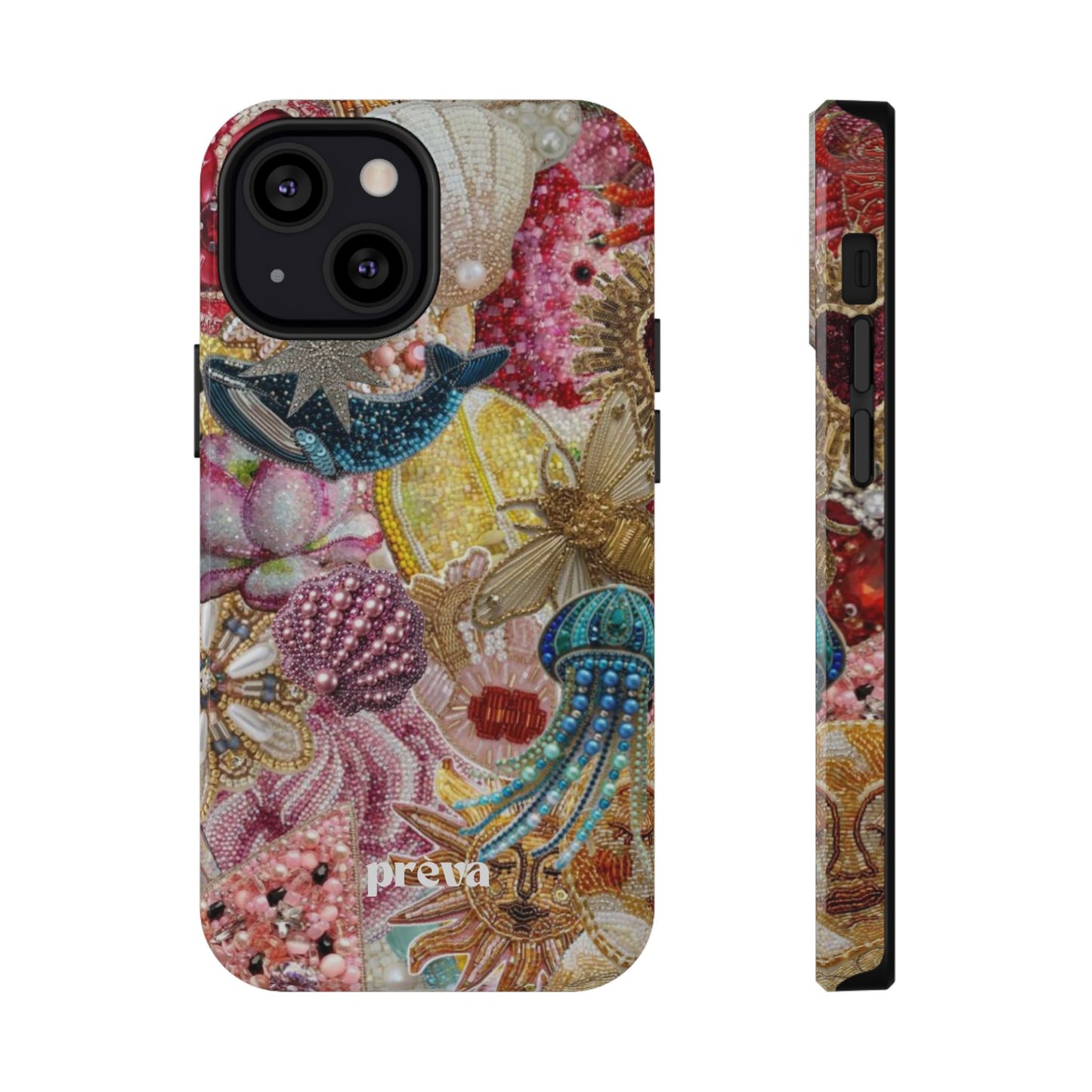 Floral Sea Collage Phone Case