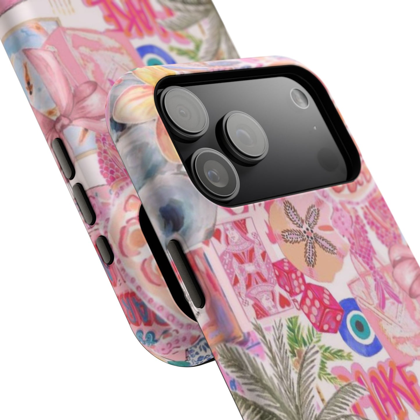 Pink Tropical Collage Phone Case