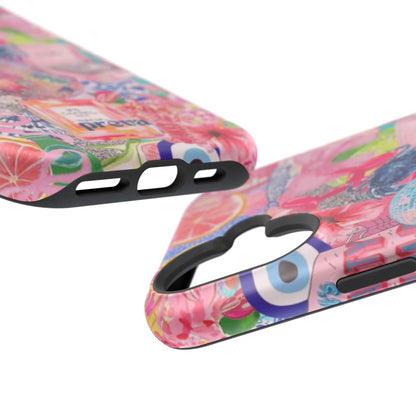 Floral & Pink Collage Phone Case