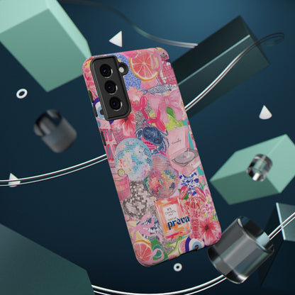 Floral & Pink Collage Phone Case