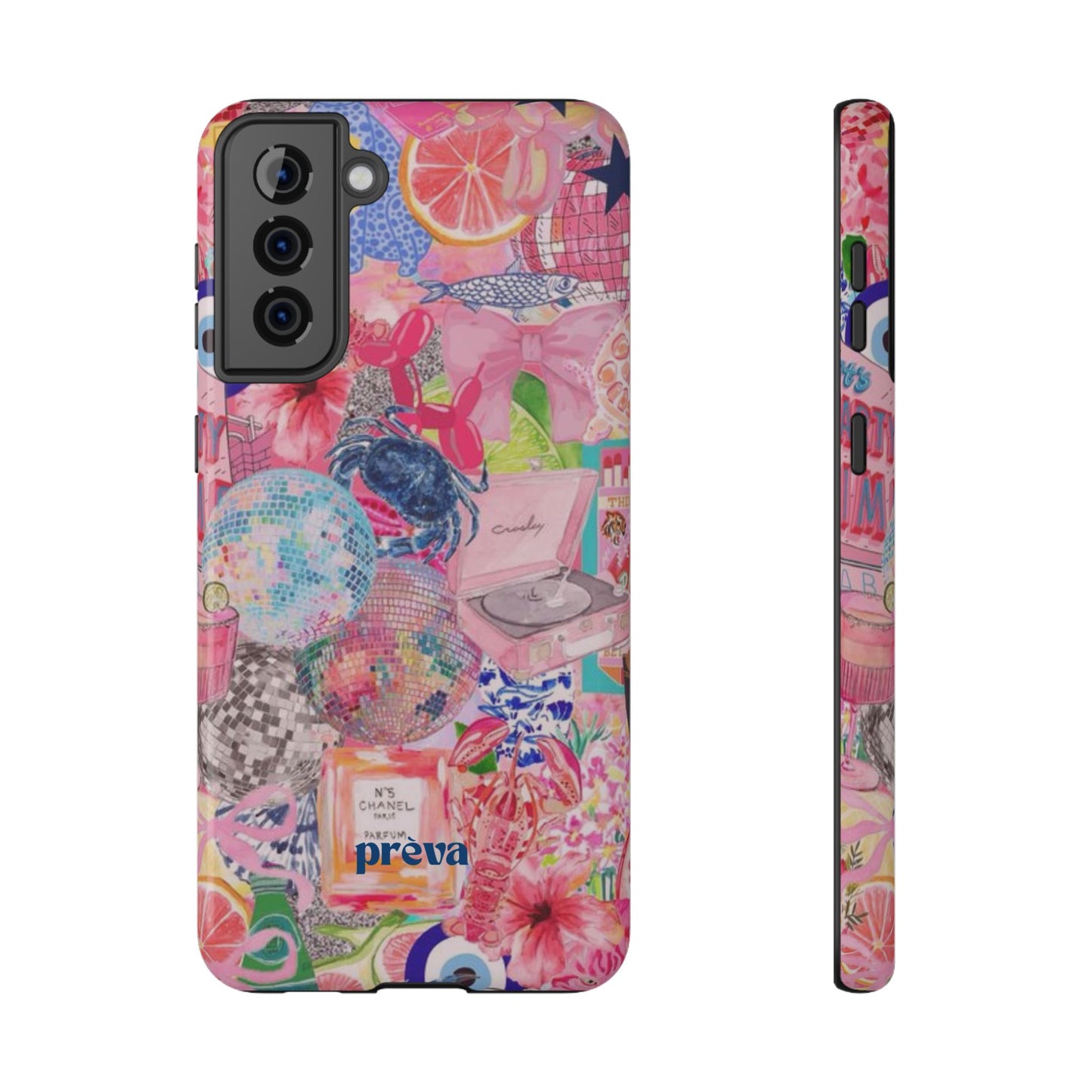 Floral & Pink Collage Phone Case