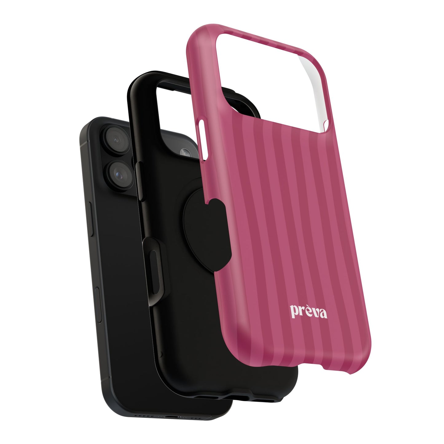 Magenta Stripes Phone Case