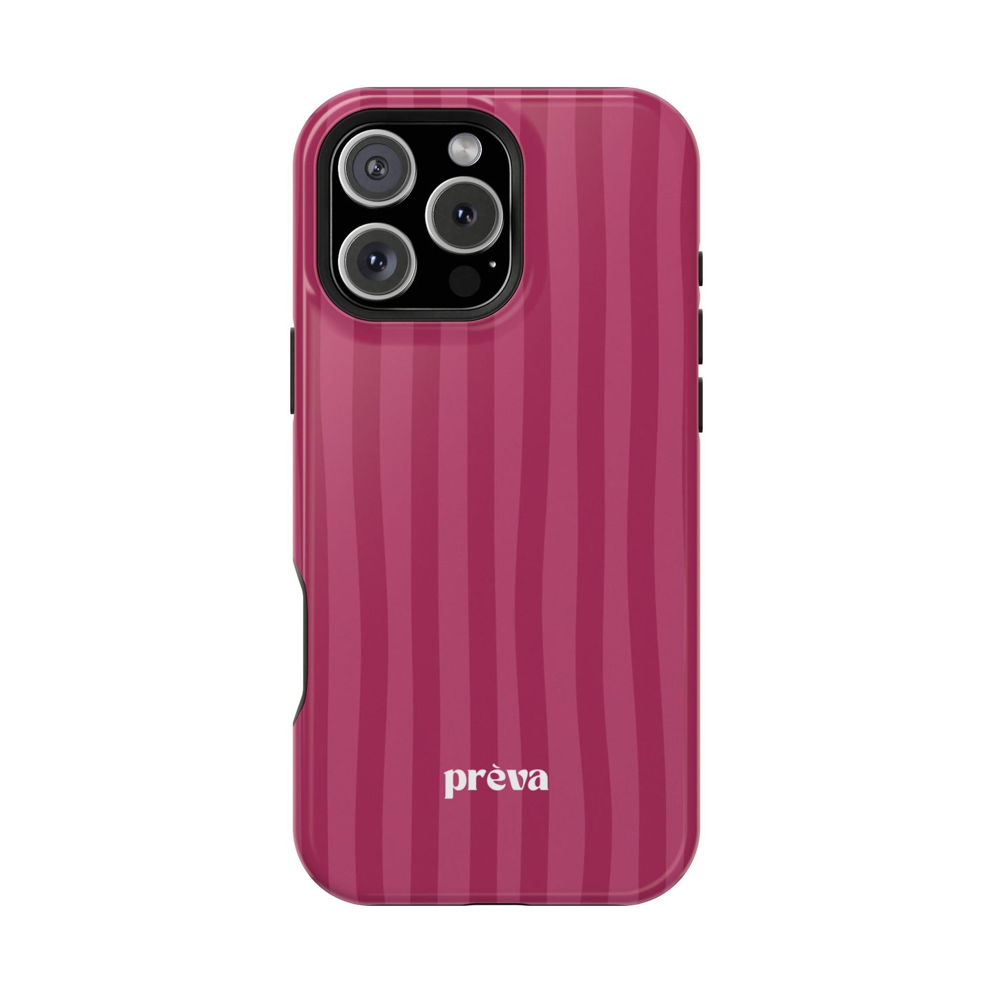 Magenta Stripes Phone Case