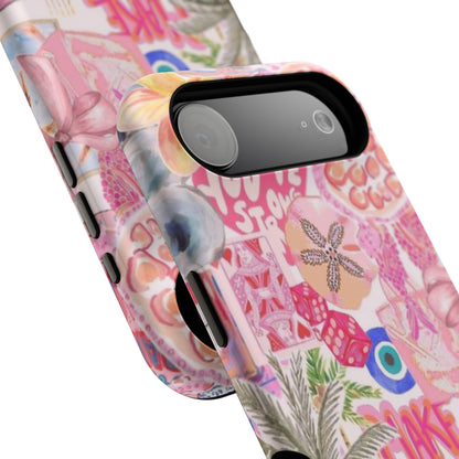 Pink Tropical Collage Phone Case