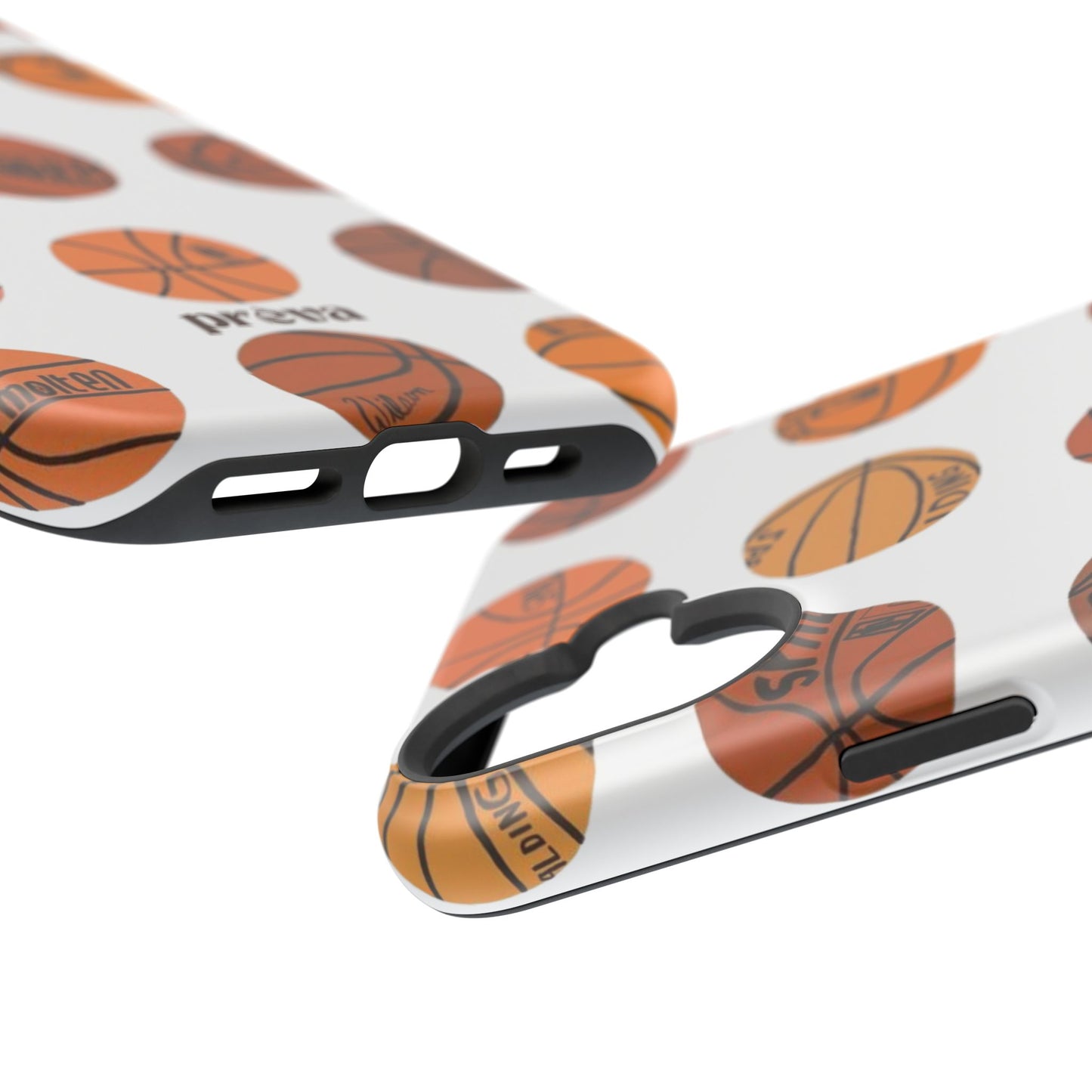 White Basketball Phone Case
