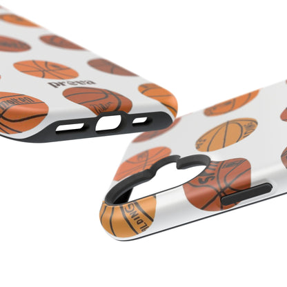 White Basketball Phone Case