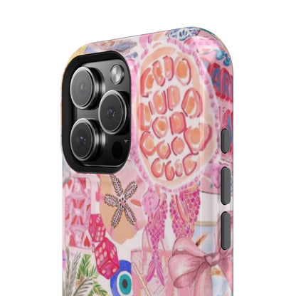 Pink Tropical Collage Phone Case