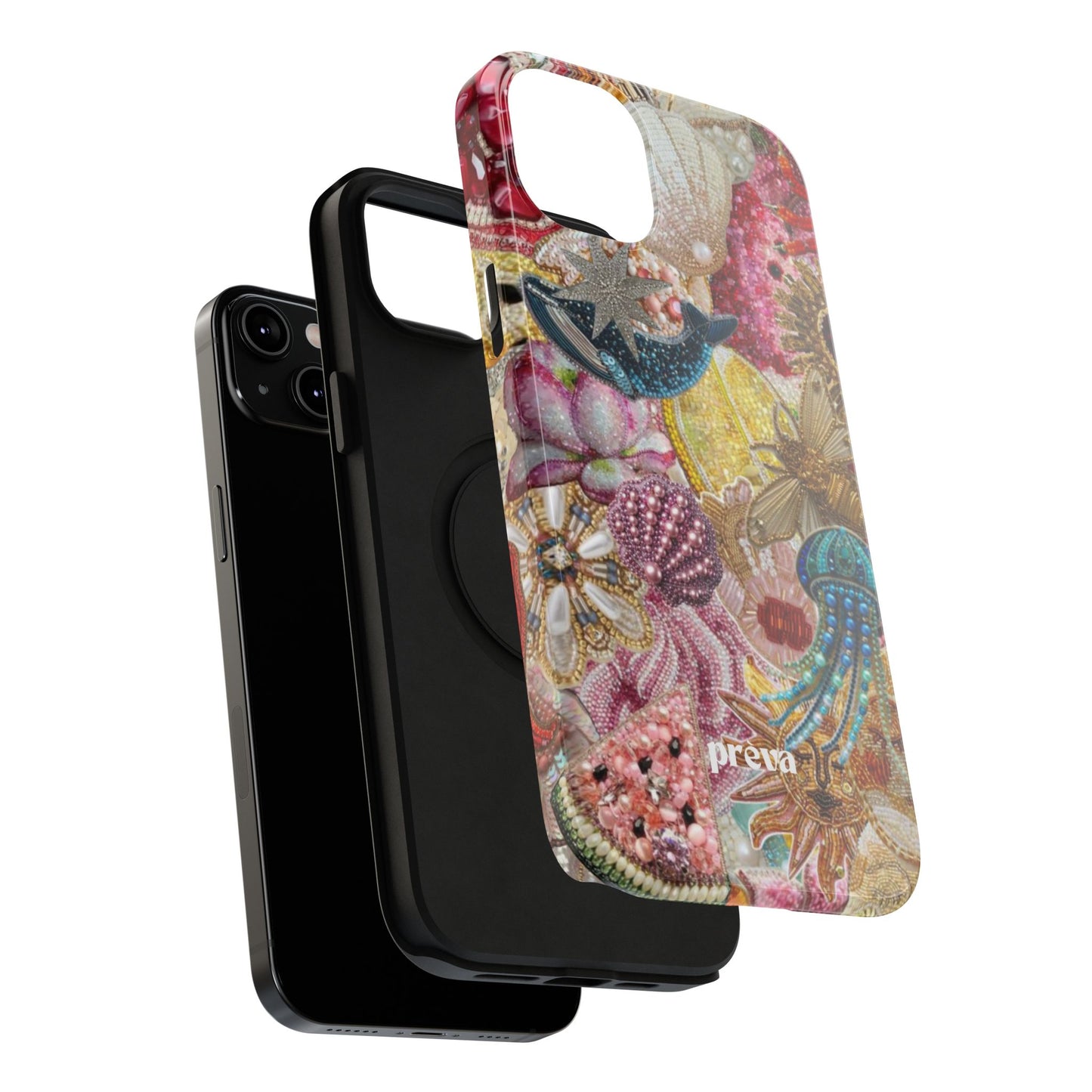 Floral Sea Collage Phone Case