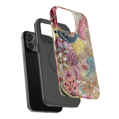 Floral Sea Collage Phone Case