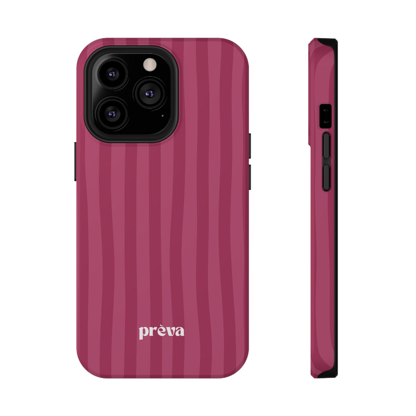 Magenta Stripes Phone Case