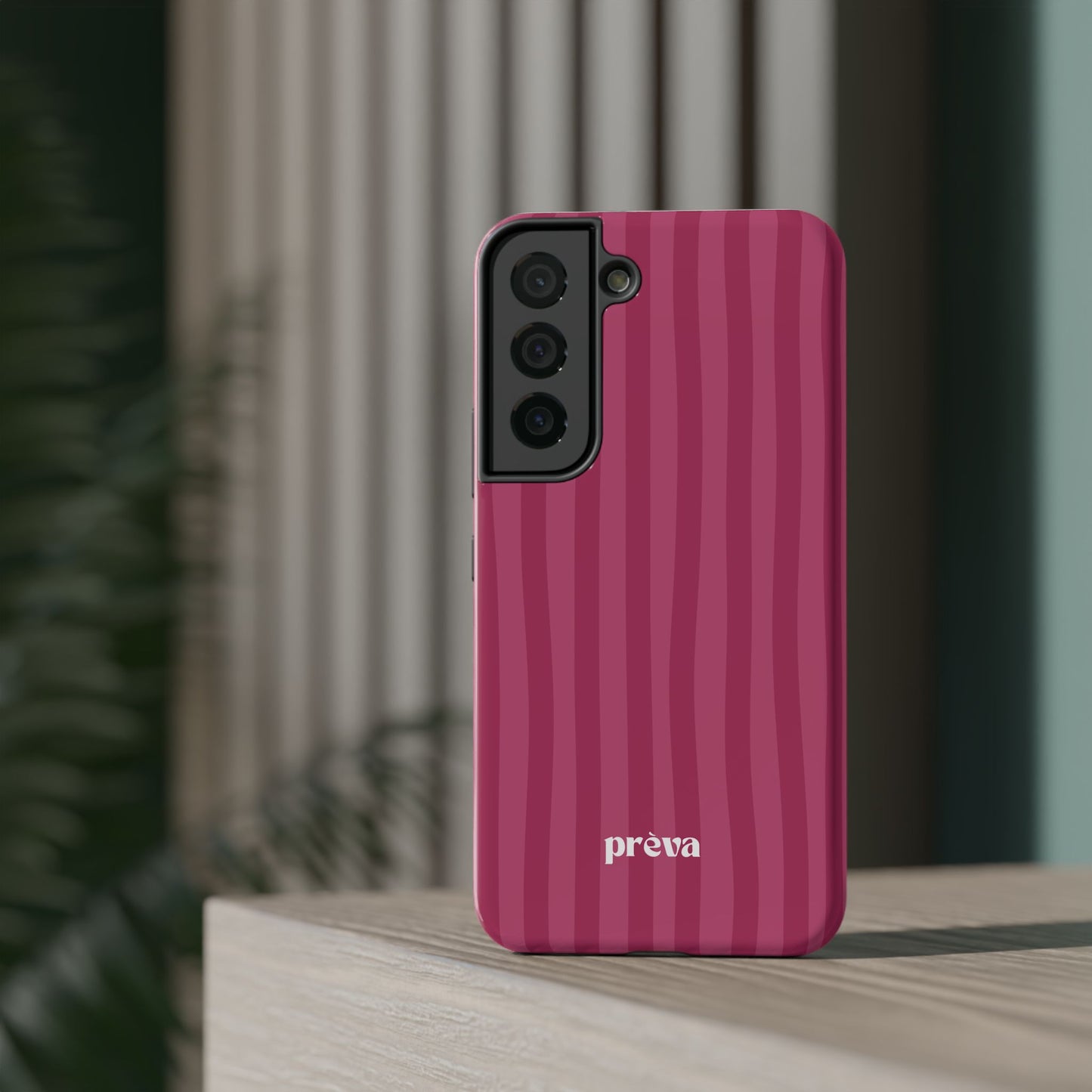 Magenta Stripes Phone Case