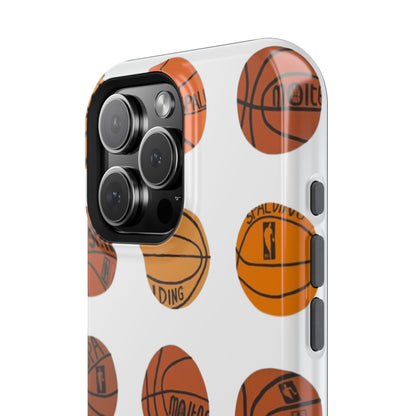 White Basketball Phone Case
