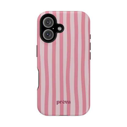 Pink Striped Phone Case