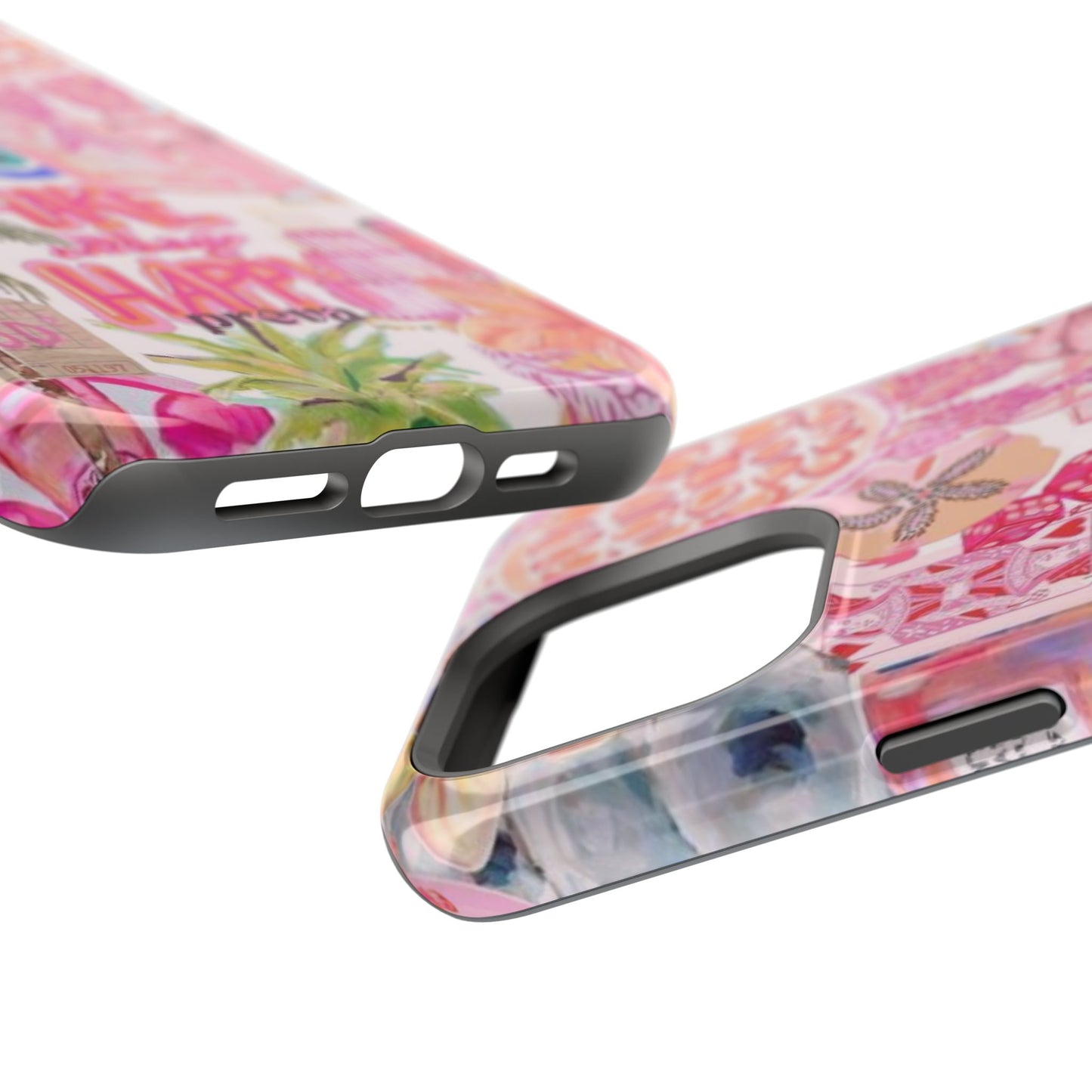 Pink Tropical Collage Phone Case