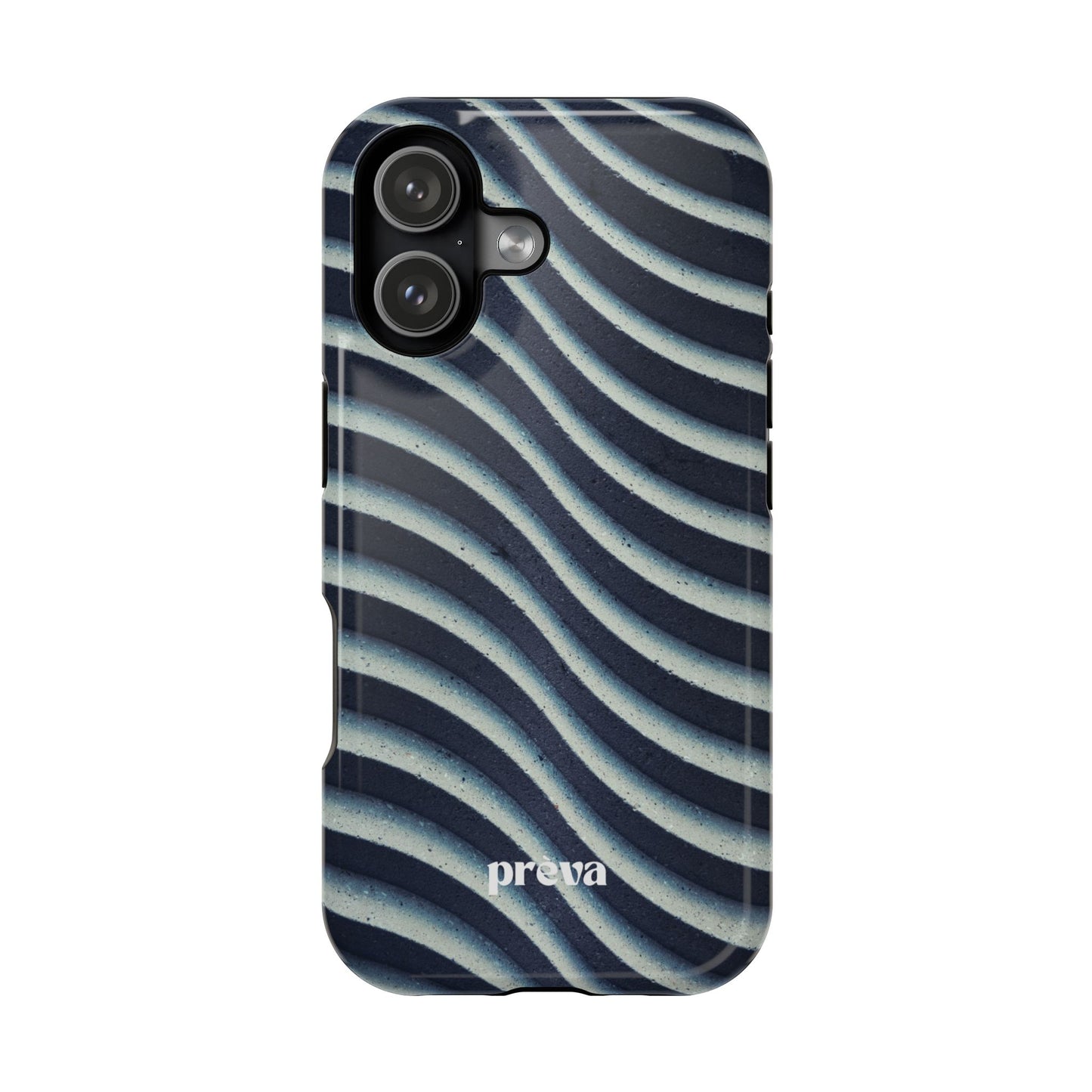 Navy Waves Phone Case