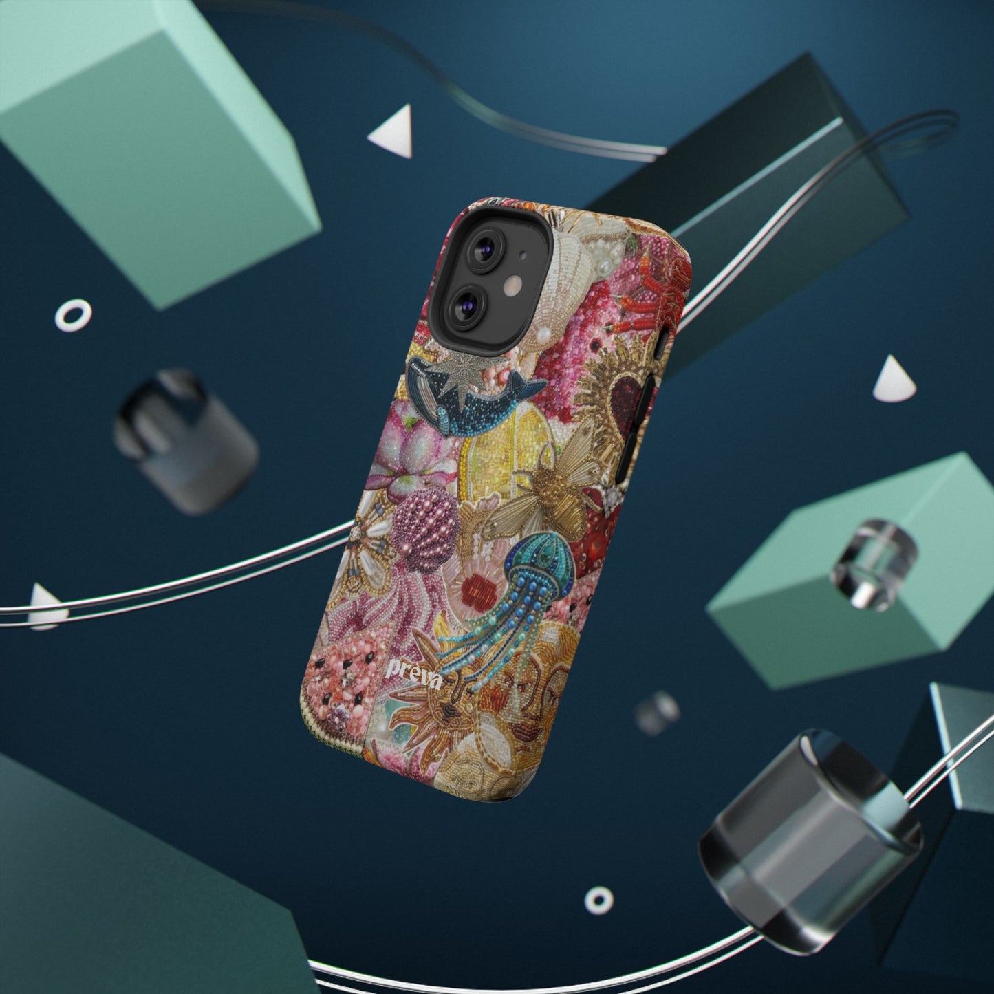 Floral Sea Collage Phone Case