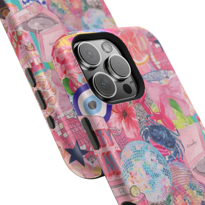 Floral & Pink Collage Phone Case
