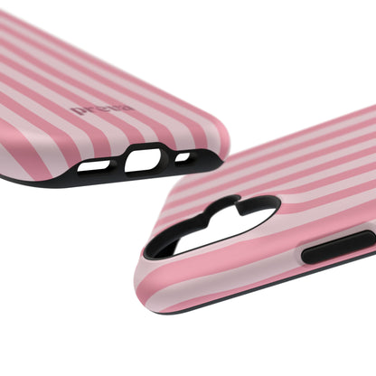 Pink Striped Phone Case