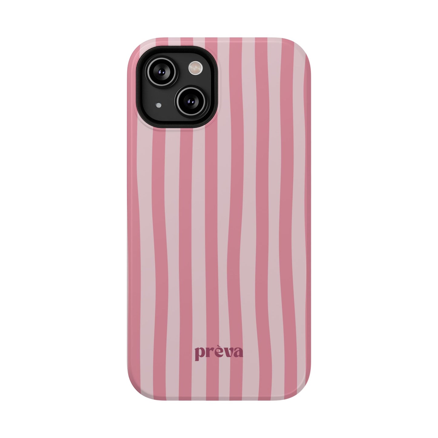 Pink Striped Phone Case