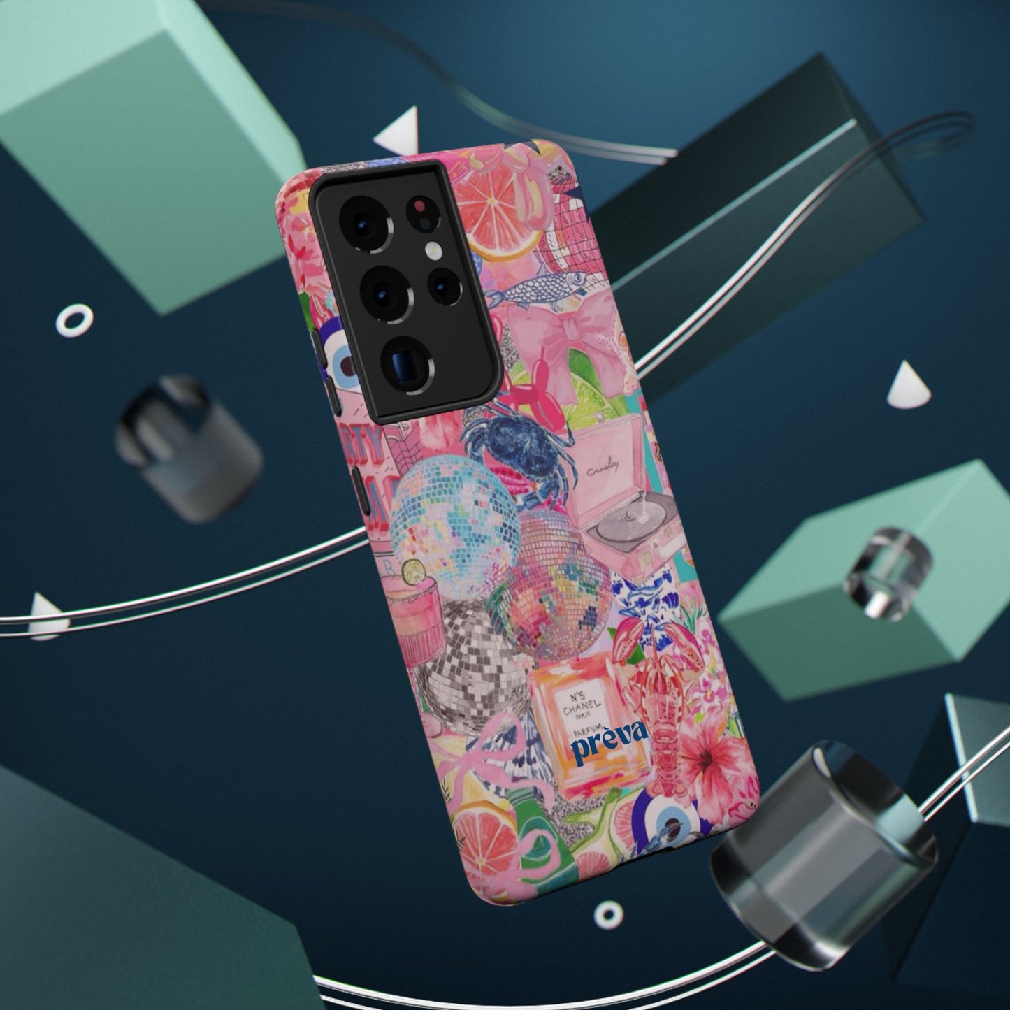Floral & Pink Collage Phone Case