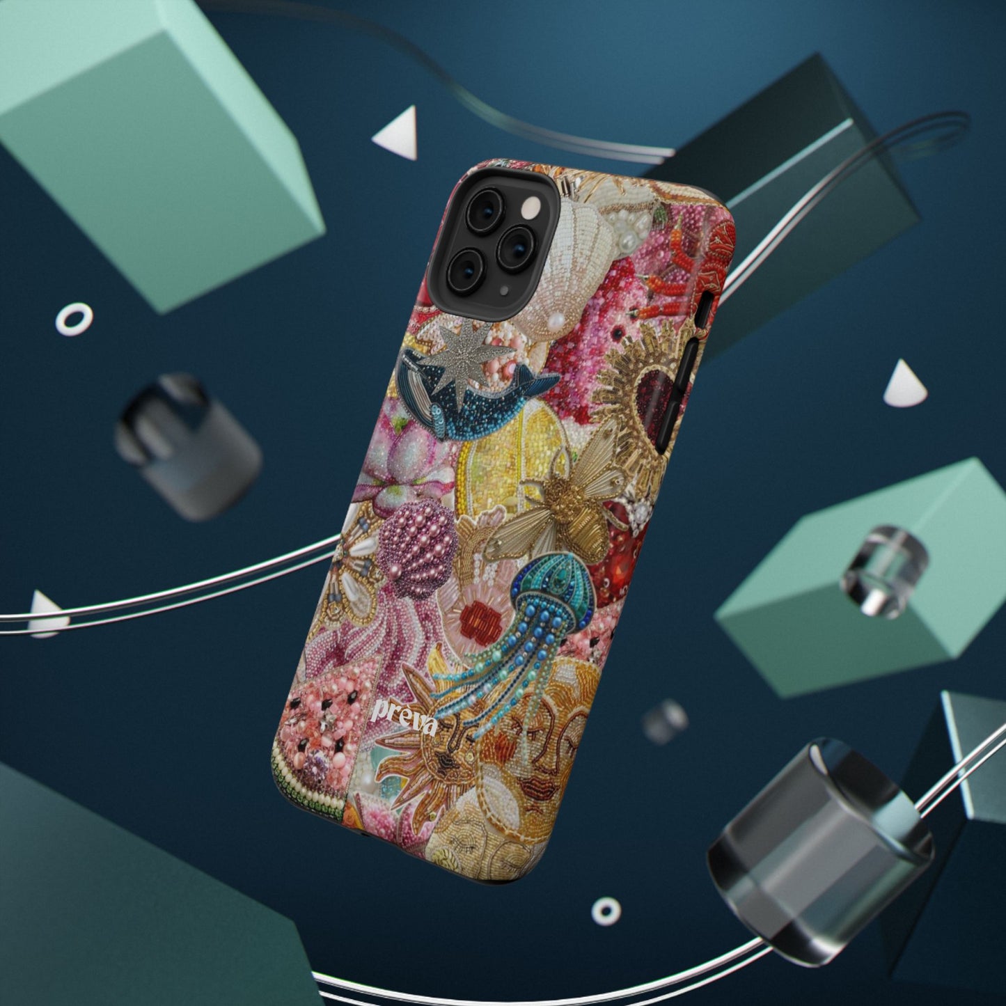 Floral Sea Collage Phone Case