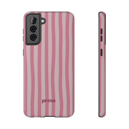 Pink Striped Phone Case