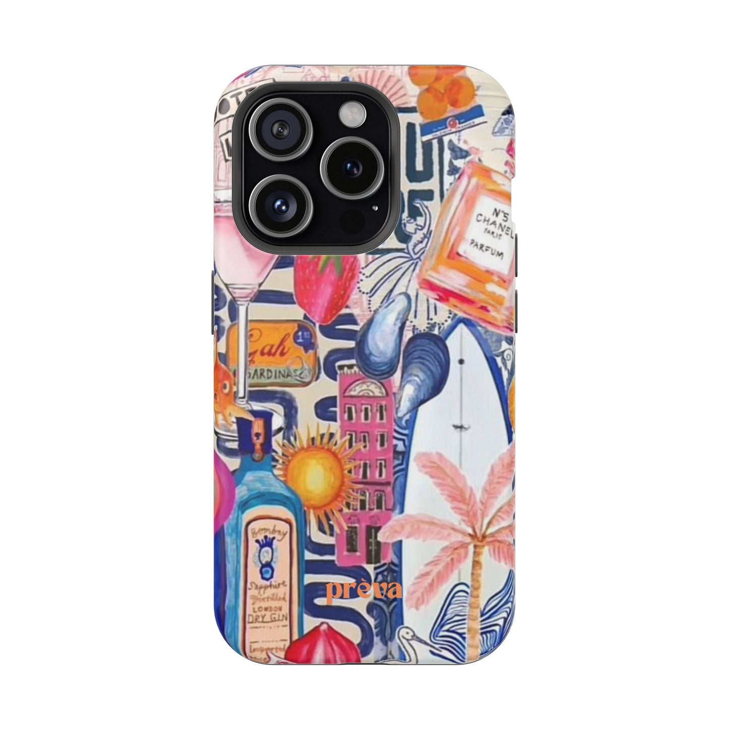 Tropical Beach Collage Phone Case