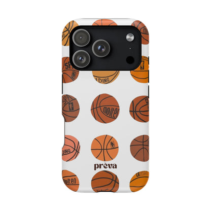 White Basketball Phone Case