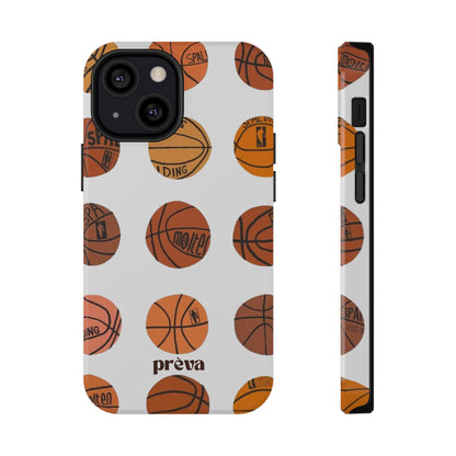 White Basketball Phone Case