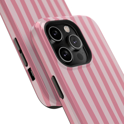 Pink Striped Phone Case
