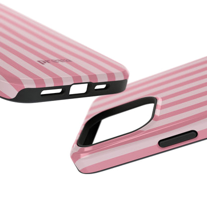 Pink Striped Phone Case
