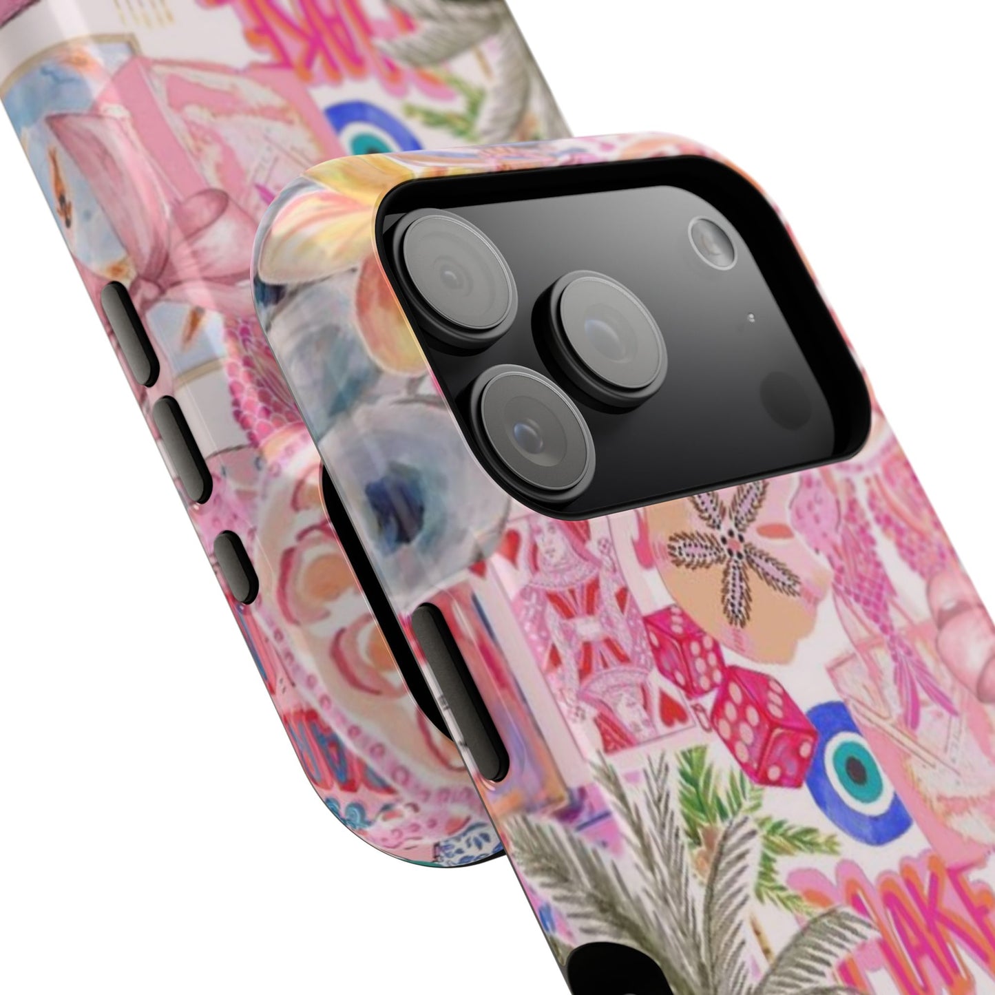 Pink Tropical Collage Phone Case