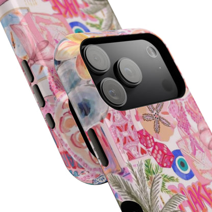 Pink Tropical Collage Phone Case