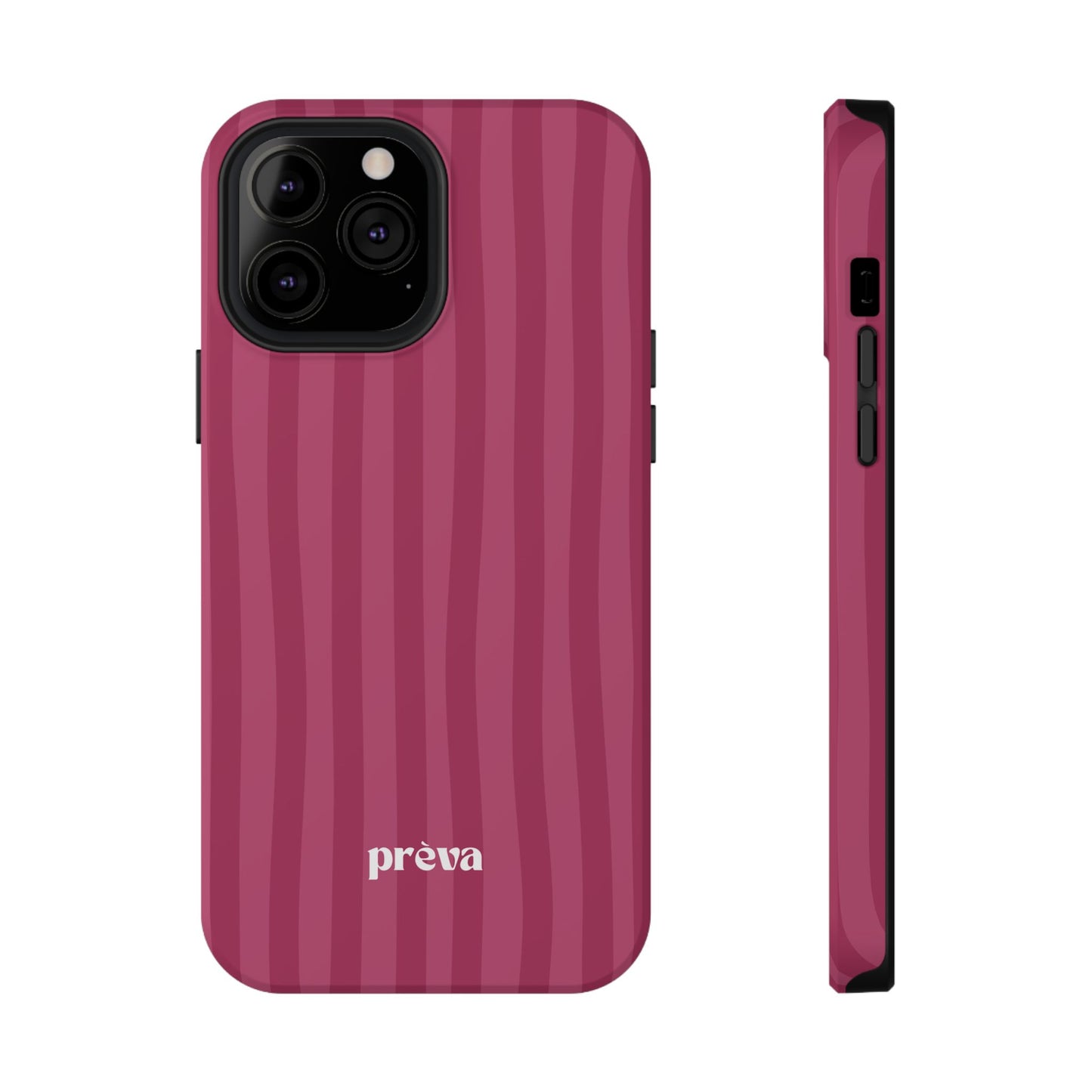 Magenta Stripes Phone Case