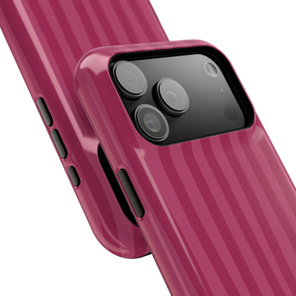 Magenta Stripes Phone Case