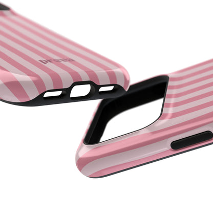 Pink Striped Phone Case