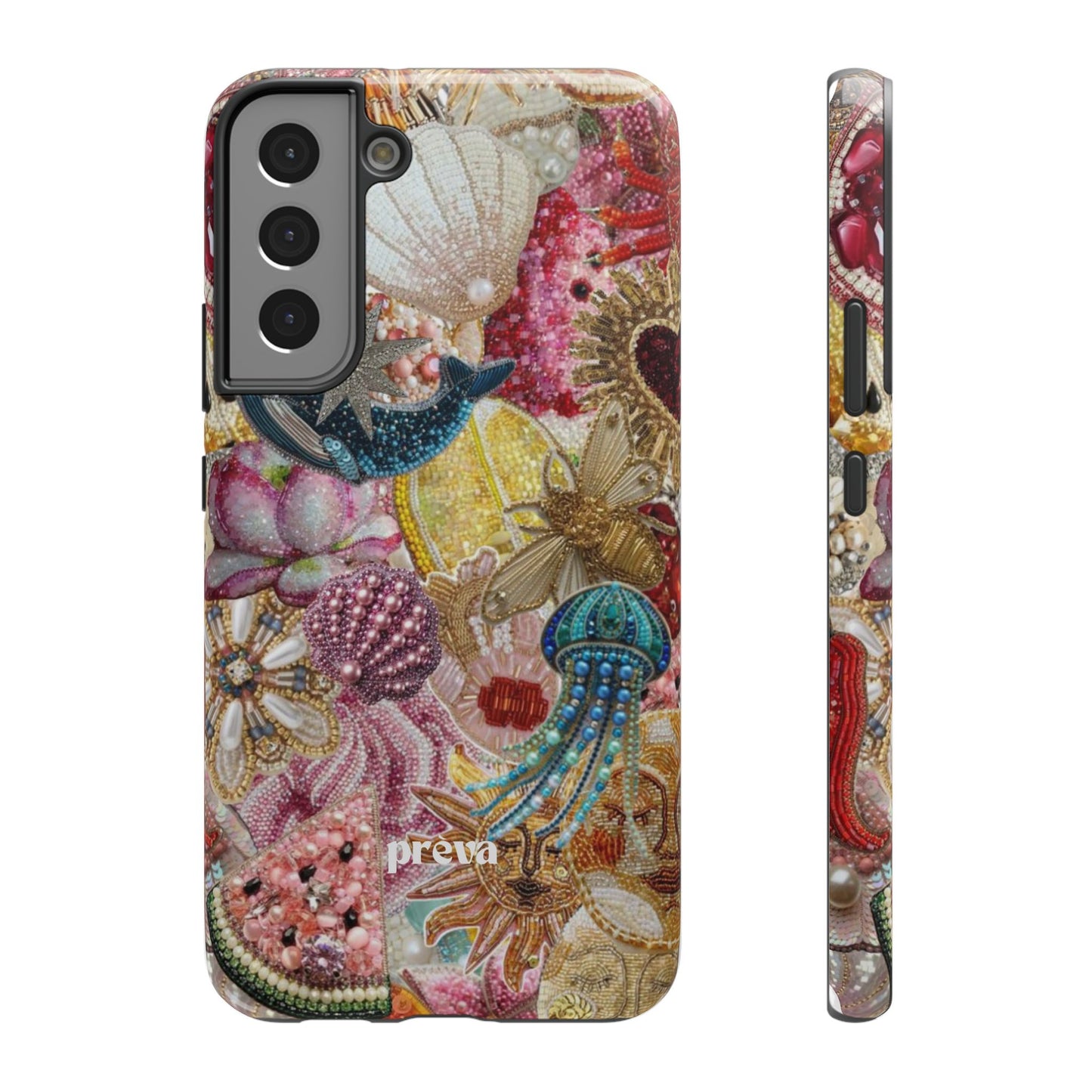 Floral Sea Collage Phone Case