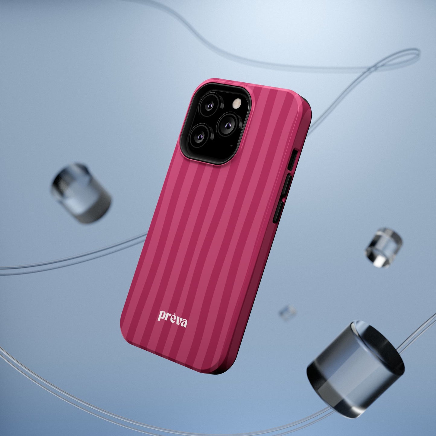 Magenta Stripes Phone Case