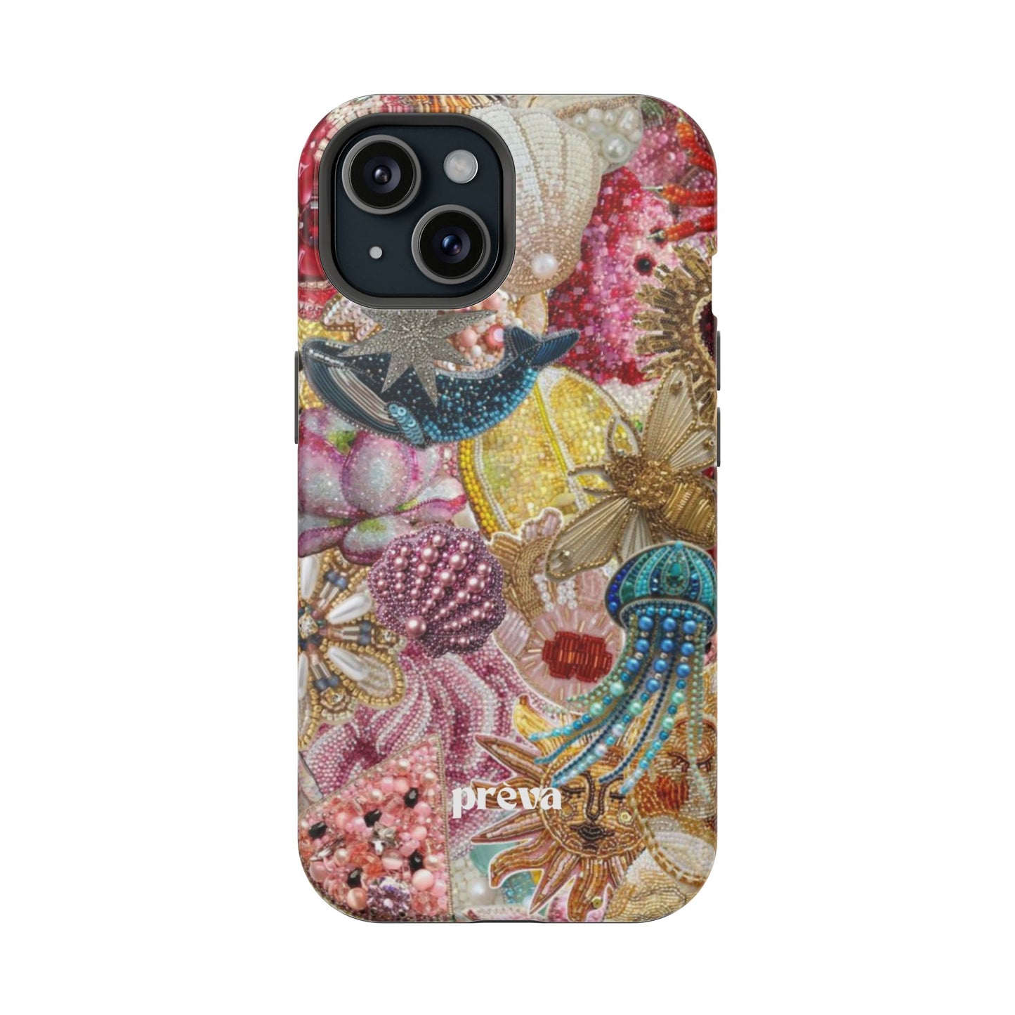 Floral Sea Collage Phone Case