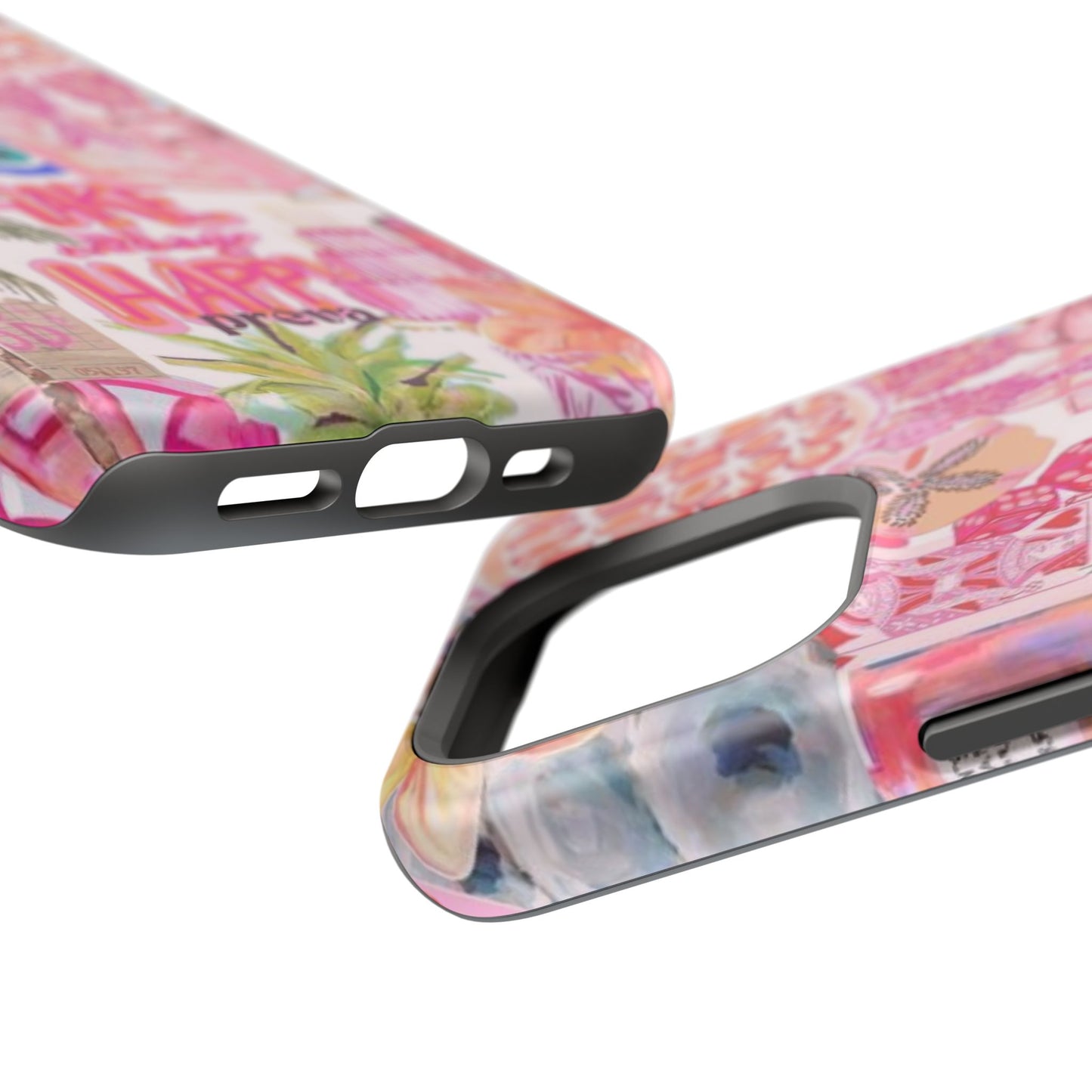 Pink Tropical Collage Phone Case